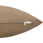 vidaXL Kussensloop 2 st HEERLEN Taupe 40 x 40 cm Polyester