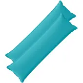 vidaXL Kussensloop 2 st HOUTEN Turquoise 40 x 145 cm Polyester