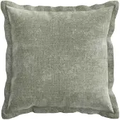 vidaXL Kussensloop 2 st HOUTEN Groen 50 x 50 cm Chenille Stof