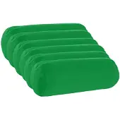 vidaXL Kussensloop 6 st HEERLEN Groen Ø 15 x 40 cm Polyester