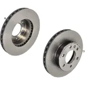 Brembo 10-20 Mercedes Sprinter 2500 Front Premium UV Coated OE Equivalent Rotor