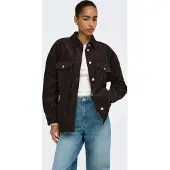 ONLY Onltiggy Corduroy Overhemd Dames Bruin L