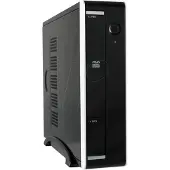 LC-Power LC-1360mi Mini Tower Zwart, Wit 75 W