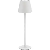 Goobay LED-tafellamp | 37 cm hoog | warm wit | dimbaar | oplaadbaar (USB-C) | wit | IP44