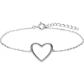 Lucardi Armband 'statement' zilver