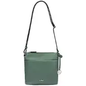 L.credi schoudertas Ella Crossbodybag Deep Green groen