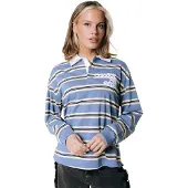Colourful Rebel Skyler Puff Logo Polo Longsleeve - Maat s