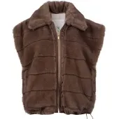 NUKUS Dames Blazers Hani Gilet - Bruin - Maat S