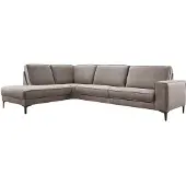 Pronto Wonen Hoekbank links Barrio - Bruin - Stof -