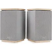 AVCOM 4" Active Bookshelf Speaker Pair Oak