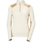 Helly Hansen Lifa Merino Midgewicht 1/2-rits, dames, wit