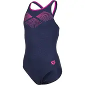 Arena - Girl's Bay Swimsuit Swim Pro Back - Badpak 140, blauw