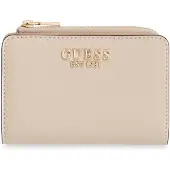 GUESS portemonnee Danielle SLG Zip Around Card Case Bone crème