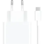 Xiaomi 67W HyperCharge Power Adapter Type A, witte oplader, modelnummer MDY-12-EH