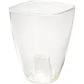 Galicja Kunststof orchideeënpot 12 cm transparant