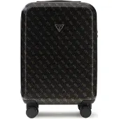 GUESS trolley Latona 18 In 8-Wheeler Bone Logo crème 53cm