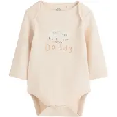 Next Rompertje/body beige / stone grey / abrikoos / wit