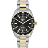 Lacoste LC2011488 Boston Staal Bico Zwart 39mm