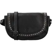 Hide & Stitches Crossbody Schoudertas met Overslag Redwood Zwart