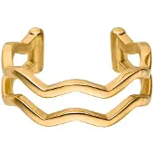 Purelei Ring 'Waves' goud