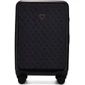 GUESS trolley Thorsteinn 18 In 8-Wheeler Coal Logo zwart 55cm