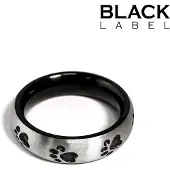 Black Label - Puppy Paw Donut Cockring - RVS 42.5 mm