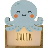 Vintiun Octopus dieren lamp - - Duurzaam hout - Kinderen & Baby's