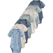 Next Rompertje/body opaal / lichtblauw / pastelgroen / offwhite