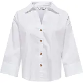 ONLY Onlsaki bersa 3/4 shirt cc wvn bright white