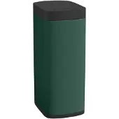 HOMCOM Sensor Bin-Metall, ABS-35,5cm x 26,5cm x 68cm-Dunkelgrün