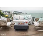 Elementi Manhattan Fire Table Gas (Donker Grijs)