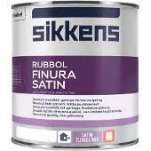 Sikkens Rubbol Finura Satin RAL 9016 | Verkeerswit 1L