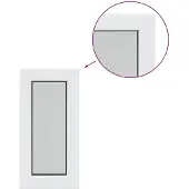 vidaXL Kelderraam RISOR 30 x 45 cm PVC en Glas
