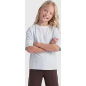 ONLY KIDS GIRL T-shirt met backprint - lichtblauw Meisjes Polyester Ronde hals - maat 146/152