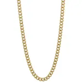 Akzent Kette Keiran, Edelstahl, 45 - 60 cm/ 2mm, langelbig