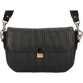 LEATHER DESIGN Crossbody Schoudertas Lily Zwart