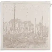 Knit Factory Haven Keukendoek - Ecru/Linnen - 50x50 cm