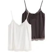 Next Top lichtbeige / chocoladebruin