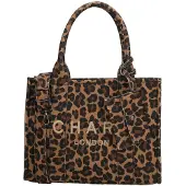 Charm London Handtas/Schoudertas Bond Avenue Leopard