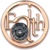 Mi Moneda SW-FAI-60-L Swarovski Faith Smokey