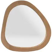 Starfurn Organische spiegel Lou Licht mango Mangohout 43 cm