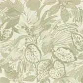 Rasch Vliesbehang 554922 bladeren en planten botanisch groen Liverna