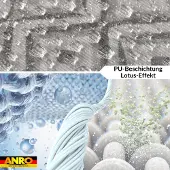 ANRO Tafelkleed Geometrische ruiten Meerkleurig Ovaal 240x140cm Met sierband Afwasbaar