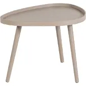 Woood Mae Bijzettafel Organisch - Hout - Zand - 40x61x50