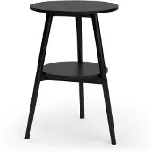 Vicco Salontafel Rondal, Zwart, 38 x 38 cm