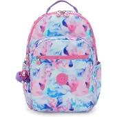 Kipling SEOUL Unisex Rugzak - Aqua Life