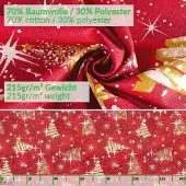 ANRO Tafelkleed Kerstmotief Beige 140x100cm Rechte rand Afwasbaar Waterafstotend Binnen & Buiten