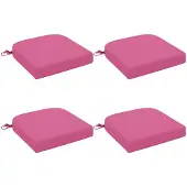 vidaXL 4-delige zitkussens SOEST 4 pcs 100% Polyester Roze