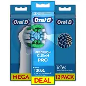 Oral-B Precision Clean Pro 12 Pack Opzetborstels ** CleanMaximiser **