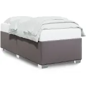 vidaXL Bedframe kunstleer grijs 80x200 cm